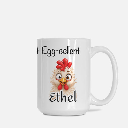 Slightly Scrambled - But Egg-cellent 15 oz. Mug