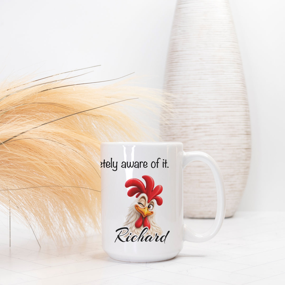 Feathered and Fabulous - Richard 15 oz. Mug
