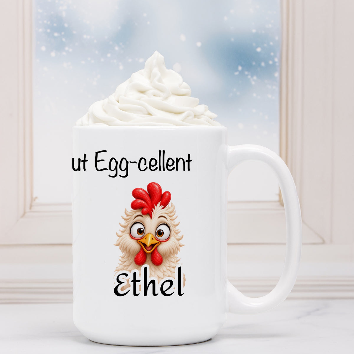 Slightly Scrambled - But Egg-cellent 15 oz. Mug